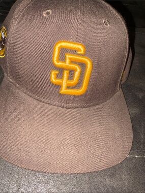 San Diego Brown Cap with Yellow SD Logo